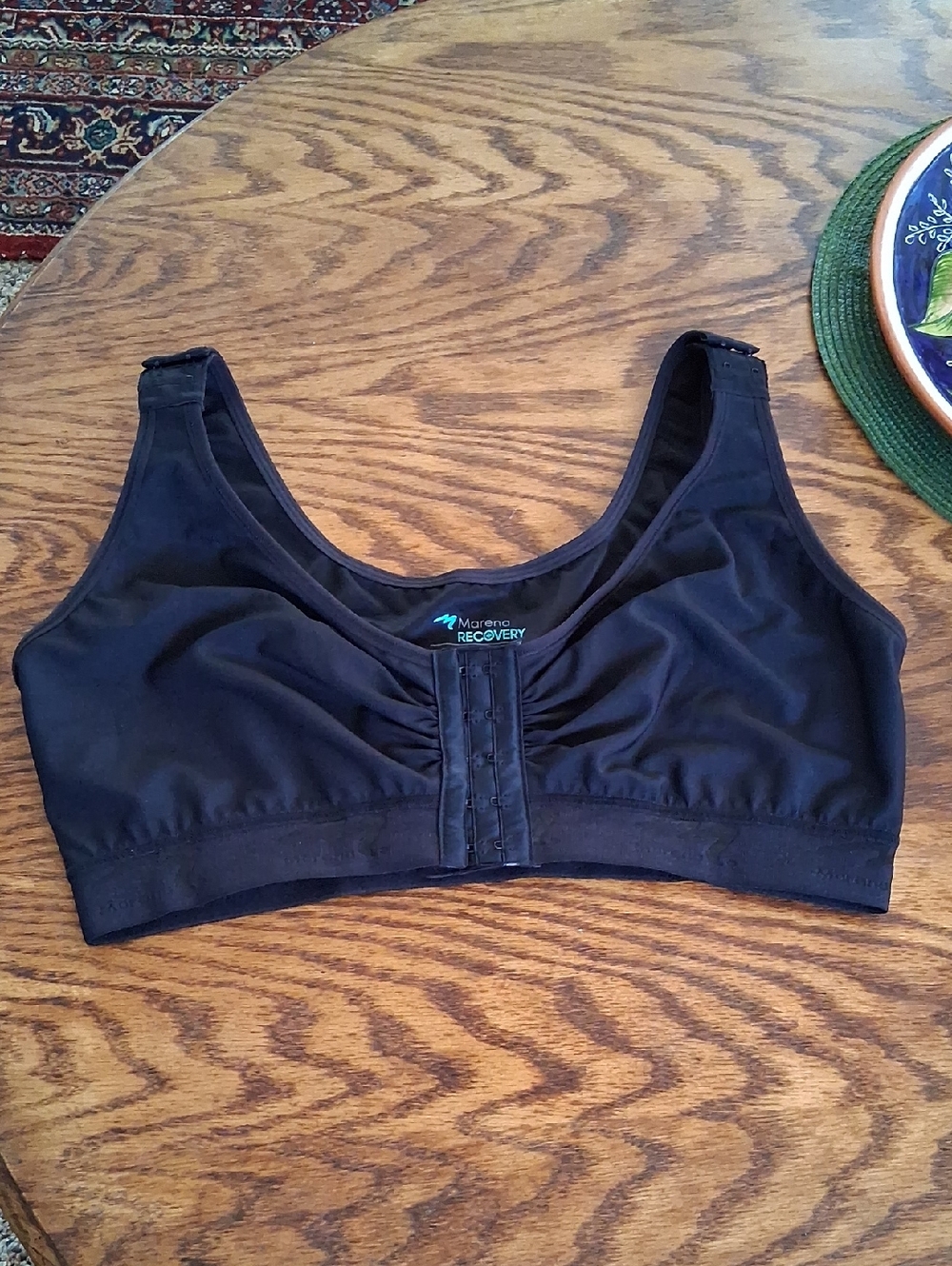 Marena Black Stretch Recovery Post Surgery Compression Bra Size 46/48 - Picture 2 of 6